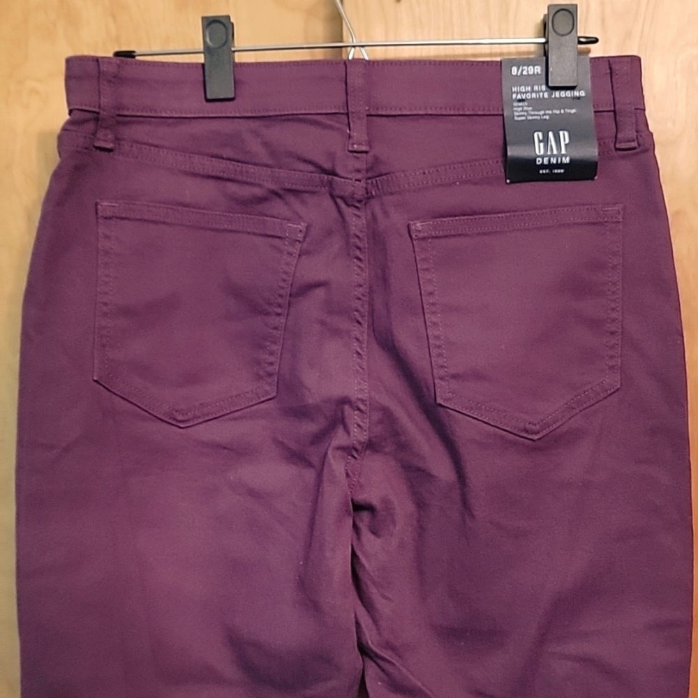 GAP High Rise Favorite Jeggings Size 8/29 R - Picture 5 of 7